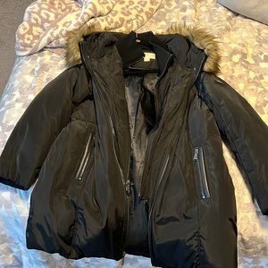 Black Michael Kors puffer jacket